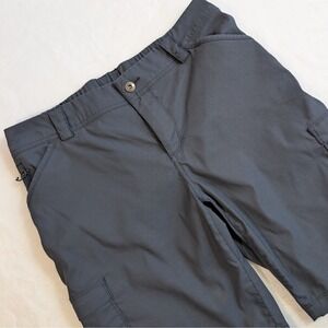 Duluth Trading Women's Dry on the Fly 10" Shorts Grey Size 12 Nylon Outdoor